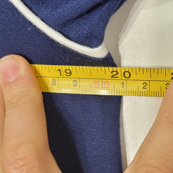 Crown & ivy NEW Women's Navy Blue Long Sleeve Pullover Loose Fit Causal Dress - Picture 9 of 10